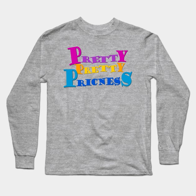 Colorful Princess Long Sleeve T-Shirt by AlondraHanley